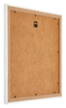 Mura MDF Bilderrahmen 25x25cm Weiss Gewischt Rückseite Schräg | Yourdecoration.de