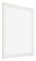 Mura MDF Bilderrahmen 25x25cm Weiss Gewischt Vorne Schräg | Yourdecoration.de