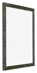 Mura MDF Bilderrahmen 25x30cm Blau Gold Meliert Vorne Schrag | Yourdecoration.de