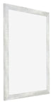 Mura MDF Bilderrahmen 25x30cm Silberglanz Vintage Vorne Schrag | Yourdecoration.de