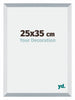 Mura MDF Bilderrahmen 25x35cm Aluminium Geburstet Vorne Messe | Yourdecoration.de