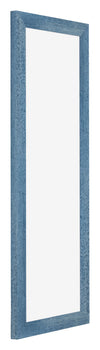 Mura MDF Bilderrahmen 25x75cm Hellblau Gewischt Vorne Schrag | Yourdecoration.de