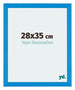 Mura MDF Bilderrahmen 28x35cm Hell Blau Vorne Messe | Yourdecoration.de