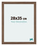 Mura MDF Bilderrahmen 28x35cm Nussbaum Dunkel Vorne Messe | Yourdecoration.de