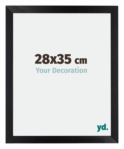 Mura MDF Bilderrahmen 28x35cm Schwarz Matt Vorne Messe | Yourdecoration.de