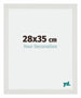 Mura MDF Bilderrahmen 28x35cm Weiss Matt Vorne Messe | Yourdecoration.de
