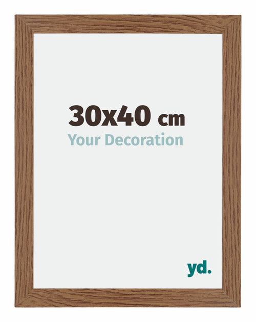 Mura MDF Bilderrahmen 30x40cm Eiken Rustiek Vorne Messe | Yourdecoration.de