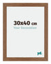 Mura MDF Bilderrahmen 30x40cm Eiken Rustiek Vorne Messe | Yourdecoration.de
