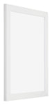 Mura MDF Bilderrahmen 30x40cm Weiss Hochglanz Vorne Schräg | Yourdecoration.de