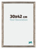 Mura MDF Bilderrahmen 30x42cm Metall Vintage Vorne Messe | Yourdecoration.de