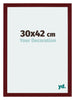 Mura MDF Bilderrahmen 30x42cm Weinrot Gewischt Vorne Messe | Yourdecoration.de