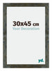 Mura MDF Bilderrahmen 30x45cm Blau Gold Meliert Vorne Messe | Yourdecoration.de