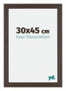 Mura MDF Bilderrahmen 30x45cm Eiche Dunkel Vorne Messe | Yourdecoration.de