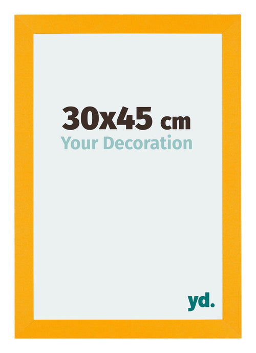 Mura MDF Bilderrahmen 30x45cm Gelb Vorne Messe | Yourdecoration.de