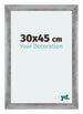 Mura MDF Bilderrahmen 30x45cm Grau Gewischt Vorne Messe | Yourdecoration.de