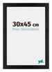Mura MDF Bilderrahmen 30x45cm Schwarz Matt Vorne Messe | Yourdecoration.de