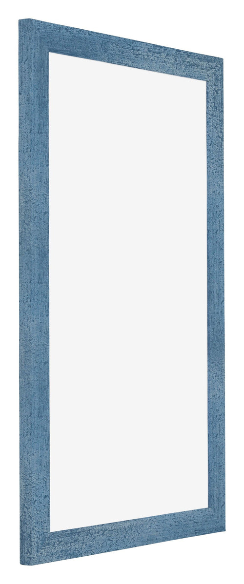 Mura MDF Bilderrahmen 30x50cm Hell Blau Geveegd Vorne Schrag | Yourdecoration.de