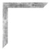 Mura MDF Bilderrahmen 30x50cm Silberglanz Vintage Detail Ecke | Yourdecoration.de