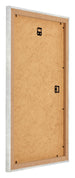 Mura MDF Bilderrahmen 30x50cm Silberglanz Vintage Rucksteite Schrag | Yourdecoration.de