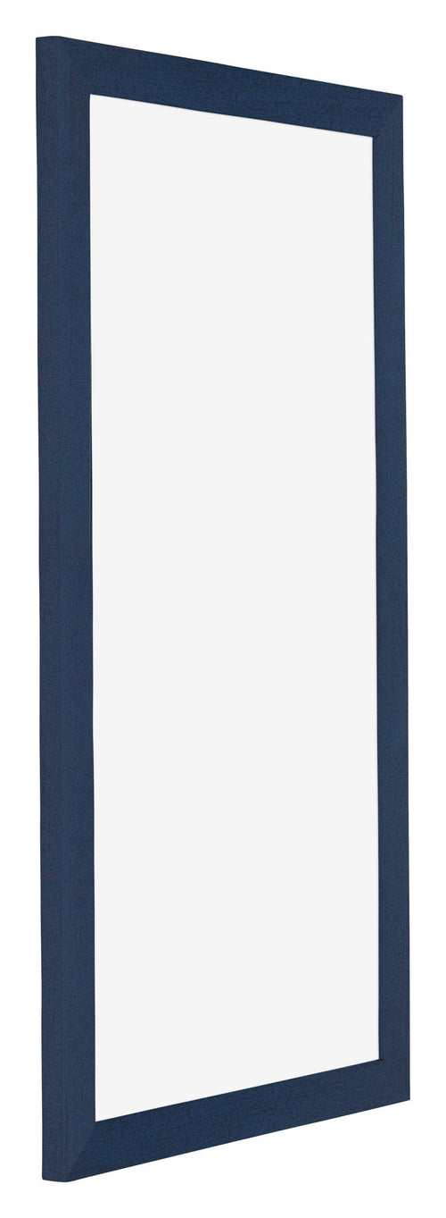 Mura MDF Bilderrahmen 30x60cm Dunkelblau Gewischt Vorne Schrag | Yourdecoration.de