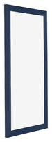 Mura MDF Bilderrahmen 30x60cm Dunkelblau Gewischt Vorne Schrag | Yourdecoration.de