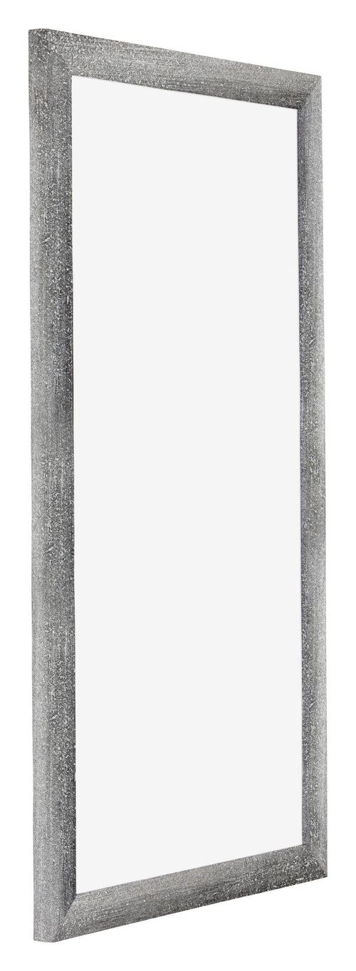 Mura MDF Bilderrahmen 30x60cm Grau Gewischt Vorne Schrag | Yourdecoration.de