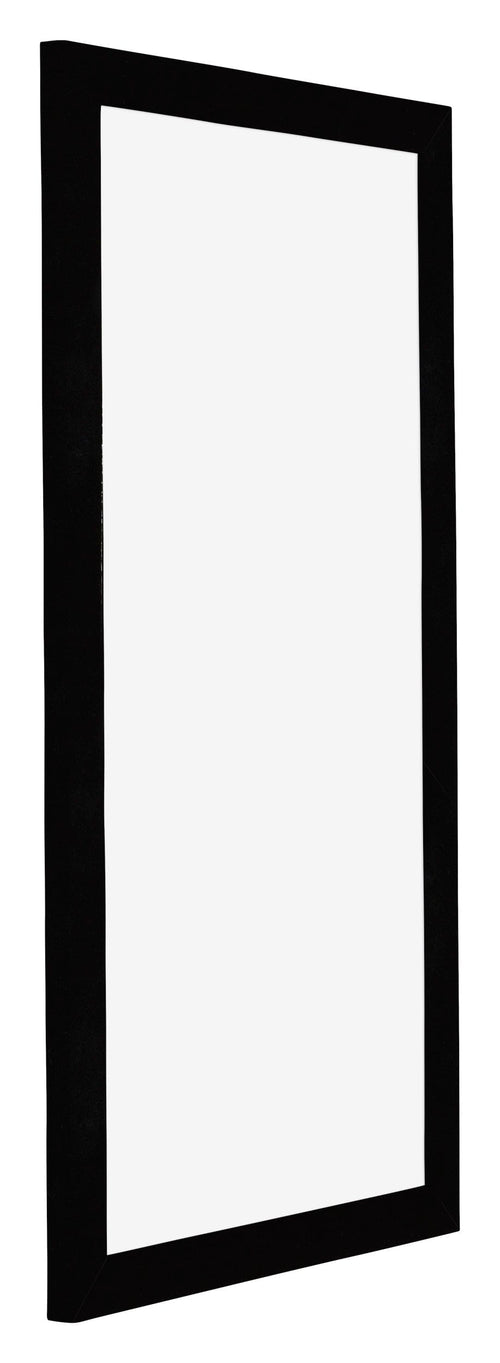 Mura MDF Bilderrahmen 30x60cm Schwarz Hochglanz Vorne Schrag | Yourdecoration.de