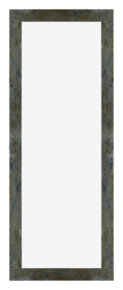 Mura MDF Bilderrahmen 33x98cm Blau Gold Meliert Vorne | Yourdecoration.de