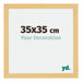 Mura MDF Bilderrahmen 35x35cm Buche Dekor Vorne Messe | Yourdecoration.de