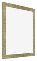 Mura MDF Bilderrahmen 35x35cm Gold Antik Vorne Schrag | Yourdecoration.de