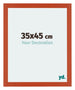 Mura MDF Bilderrahmen 35x45cm Orange Vorne Messe | Yourdecoration.de
