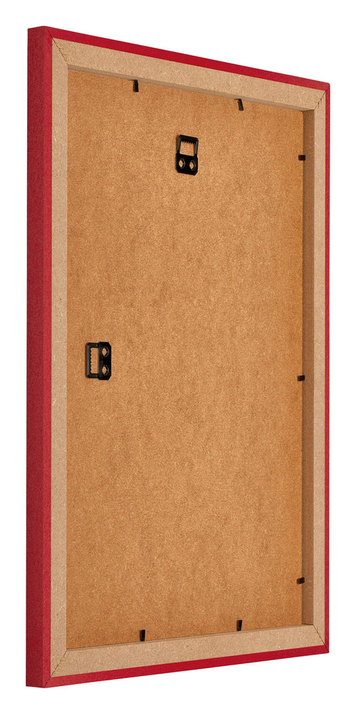 Mura MDF Bilderrahmen 36x48cm Rot Ruckseite Schrag | Yourdecoration.de