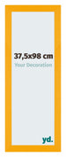 Mura MDF Bilderrahmen 37 5x98cm Gelb Vorne Messe | Yourdecoration.de