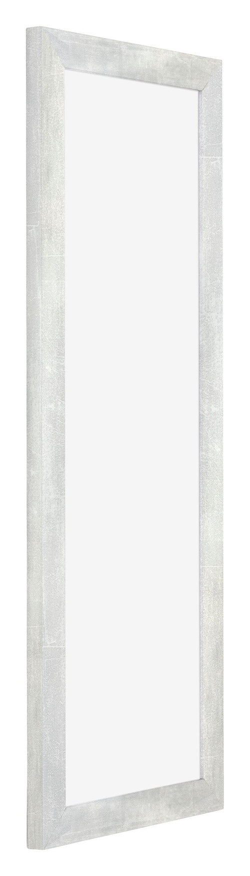 Mura MDF Bilderrahmen 37 5x98cm Silberglanz Vintage Vorne Schrag | Yourdecoration.de