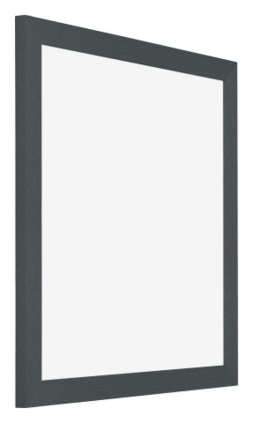 Mura MDF Bilderrahmen 40x40cm Antrazit Vorne Schrag | Yourdecoration.de