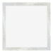 Mura MDF Bilderrahmen 40x40cm Silberglanz Vintage Vorne | Yourdecoration.de
