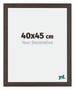 Mura MDF Bilderrahmen 40x45cm Eiche Dunkel Vorne Messe | Yourdecoration.de
