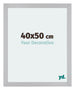 Mura MDF Bilderrahmen 40x50cm Silber Matt Vorne Messe | Yourdecoration.de
