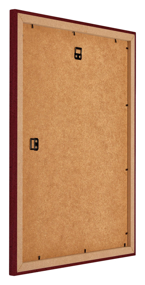 Mura MDF Bilderrahmen 40x50cm Weinrot Gewischt Rucksteite Schrag | Yourdecoration.de