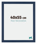 Mura MDF Bilderrahmen 40x55cm Dunkelblau Gewischt Vorne Messe | Yourdecoration.de