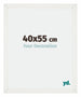 Mura MDF Bilderrahmen 40x55cm Weiss Gewischt Vorne Messe | Yourdecoration.de