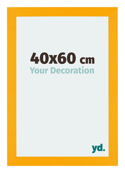 Mura MDF Bilderrahmen 40x60cm Gelb Vorne Messe | Yourdecoration.de