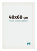 Mura MDF Bilderrahmen 40x60cm Weiss Gewischt Vorne Messe | Yourdecoration.de