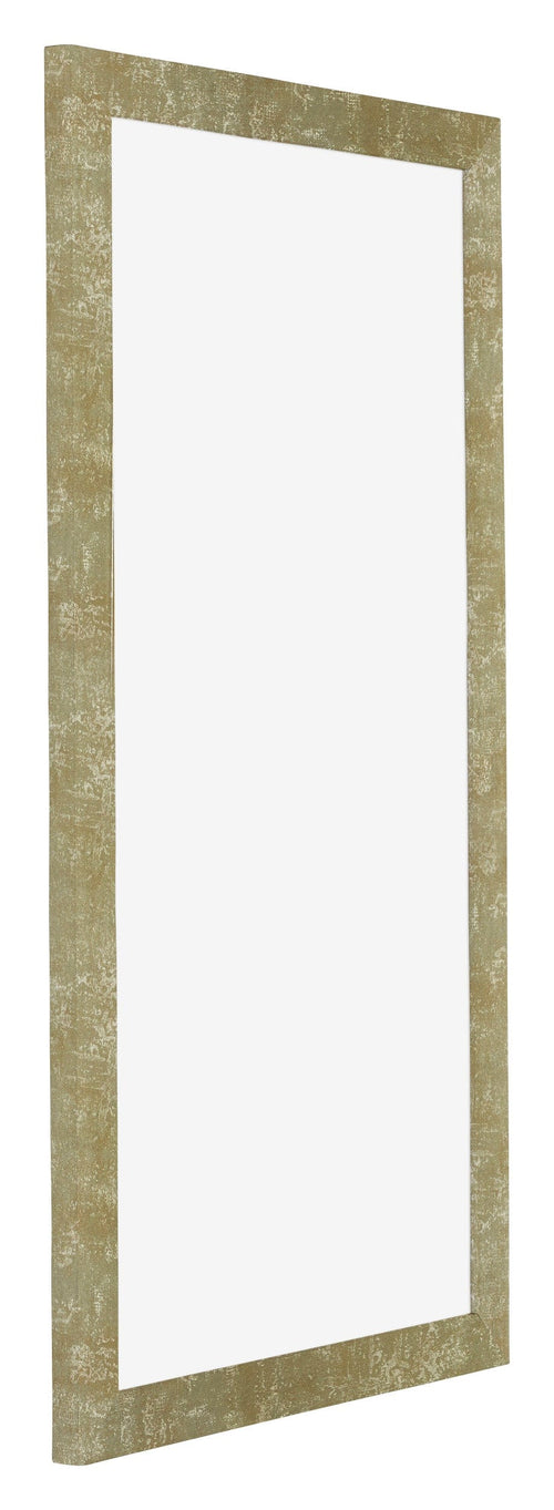 Mura MDF Bilderrahmen 40x70cm Gold Antik Vorne Schrag | Yourdecoration.de
