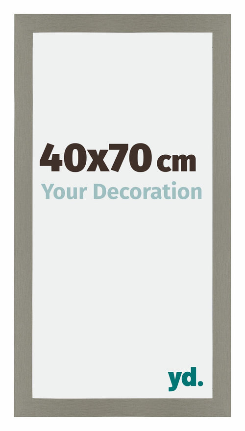 Mura MDF Bilderrahmen 40x70cm Grau Vorne Messe | Yourdecoration.de