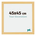 Mura MDF Bilderrahmen 45x45cm Buche Dekor Vorne Messe | Yourdecoration.de