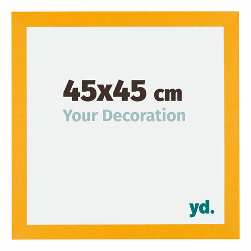 Mura MDF Bilderrahmen 45x45cm Gelb Vorne Messe | Yourdecoration.de
