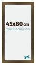 Mura MDF Bilderrahmen 45x80cm Bronze Dekor Vorne Messe | Yourdecoration.de