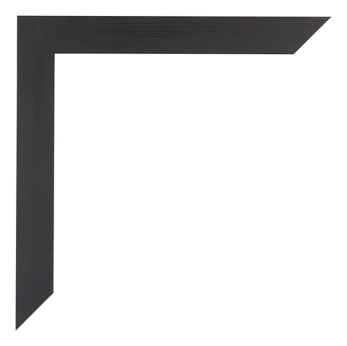 Mura MDF Bilderrahmen 45x80cm Schwarz Gemasert Detail Ecke | Yourdecoration.de
