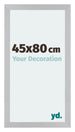 Mura MDF Bilderrahmen 45x80cm Silber Matt Vorne Messe | Yourdecoration.de